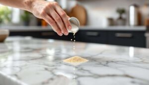 Il trucco per un marmo splendente: non la cera, ma questo ingrediente che hai in casa