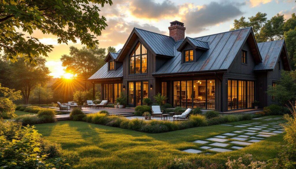 Una casa in campagna che guarda al moderno, tra tradizione, design e arredi vintage