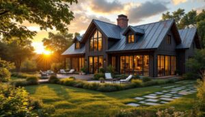 Una casa in campagna che guarda al moderno, tra tradizione, design e arredi vintage