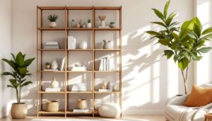 Mensola in rattan: la soluzione Ikea naturale e funzionale