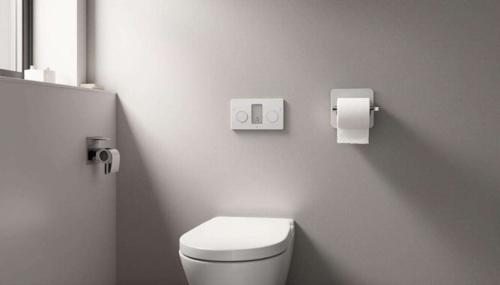 Come riporre la carta igienica in un bagno di servizio con una soluzione integrata