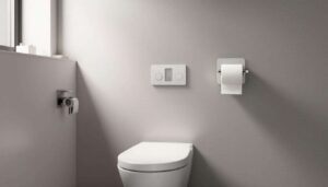 Come riporre la carta igienica in un bagno di servizio con una soluzione integrata