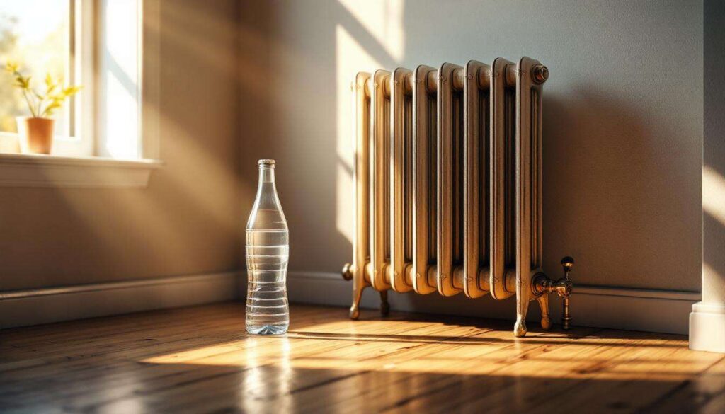 Bottiglia d’acqua vicino al termosifone: funziona davvero o è solo un mito?
