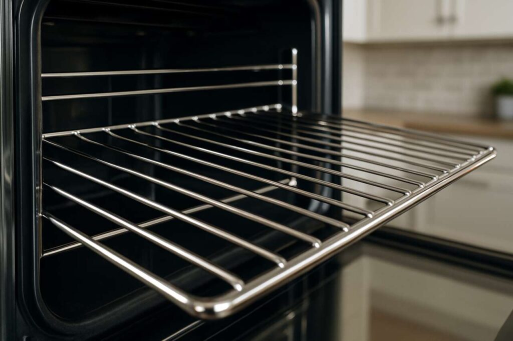 Griglie del forno incrostate: il trucco semplice che le fa tornare come nuove senza fatica