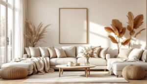 Rendere gli spazi più accoglienti e attraenti con decorazioni economiche e colori neutri